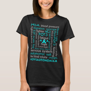Dysautonomia Awareness T-shirt Teal Ribbon Gift18