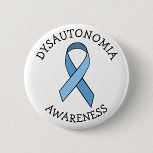 Dysautonomia Blue Awareness Ribbon Pin