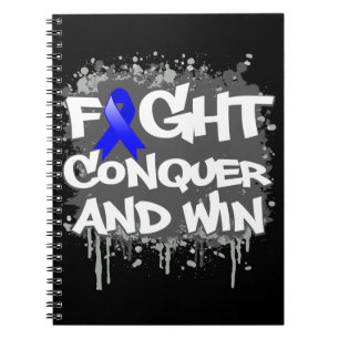 Dysautonomia Fight Conquer and Win Spiral Notebook