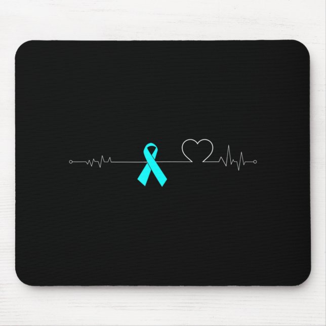 Dysautonomia Heartbeat Pulse EKG NCS Strong POTS M Mouse Pad (Front)
