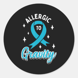 Dysautonomia POTS Awareness T-Shirt40  Classic Round Sticker