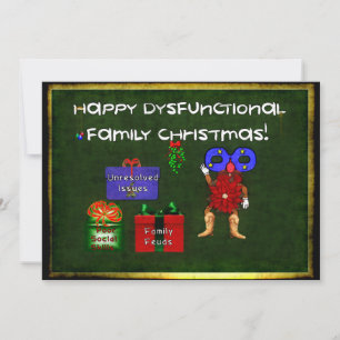Dysfunctional Family Christmas Invitation