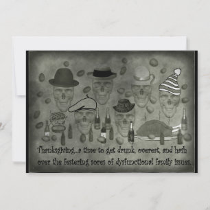 Dysfunctional Family Diiner Invitation