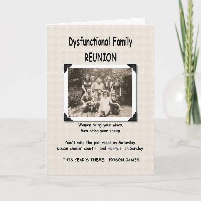 Dysfunctional Family Reunion Invitation (Front)