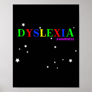 Dyslexia awareness performance poster