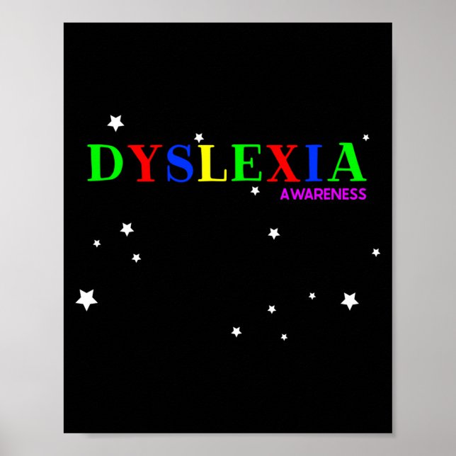 Dyslexia awareness performance  poster (Front)