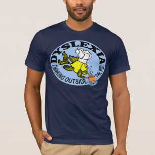 Dyslexia Chef Fish Sparky thinking outside the pot T-Shirt