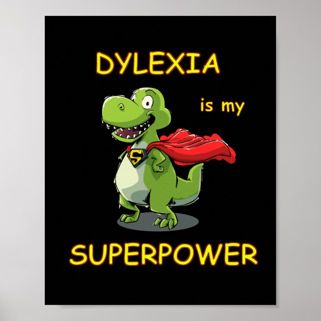 dyslexia superpower poster (Front)