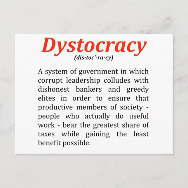 dystocracy2.png postcard (Front)