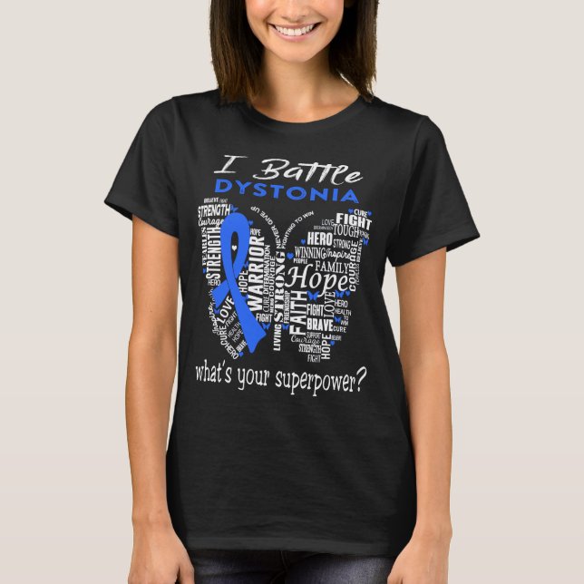 Dystonia Awareness Month Ribbon Gifts T-Shirt (Front)
