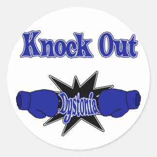 Dystonia Classic Round Sticker