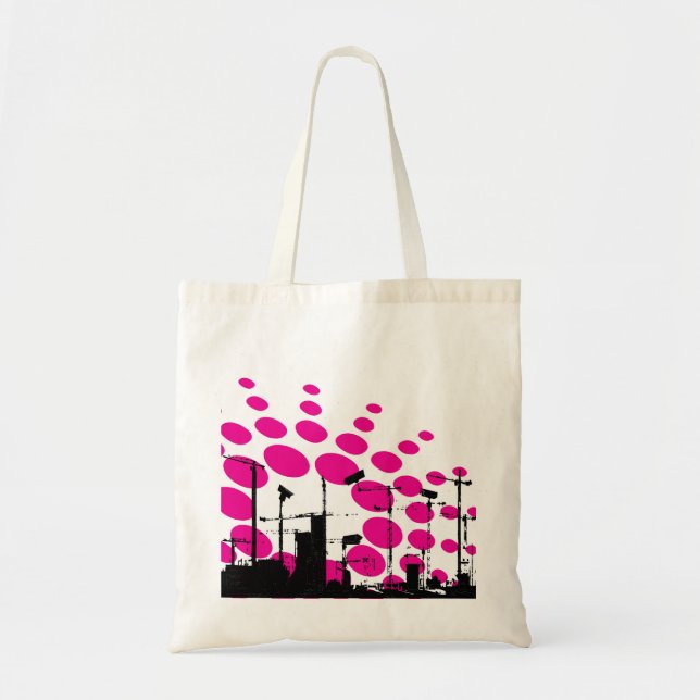 Dystopian landscape tote bag (Front)