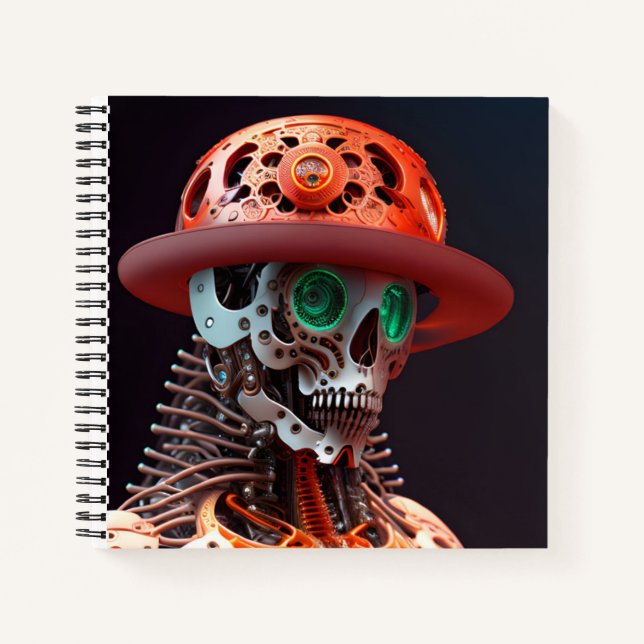 Dystopian Skeleton Notebook (Front)