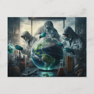 Dystopian World Experiment - Concept Art - Fantasy Postcard