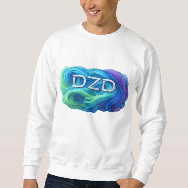 DZD Logo Swirling Colours Sweatshirt (Front)