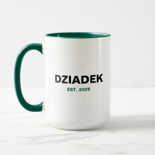 "Dziadek" Est. 2025 – The Perfect Grandpa Gift Mug