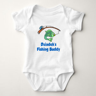 Dziadek's Fishing Buddy Baby Bodysuit