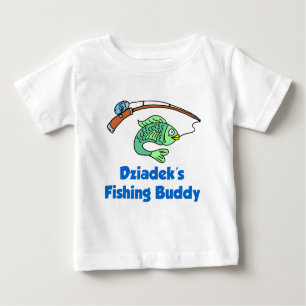 Dziadek's Fishing Buddy Baby T-Shirt
