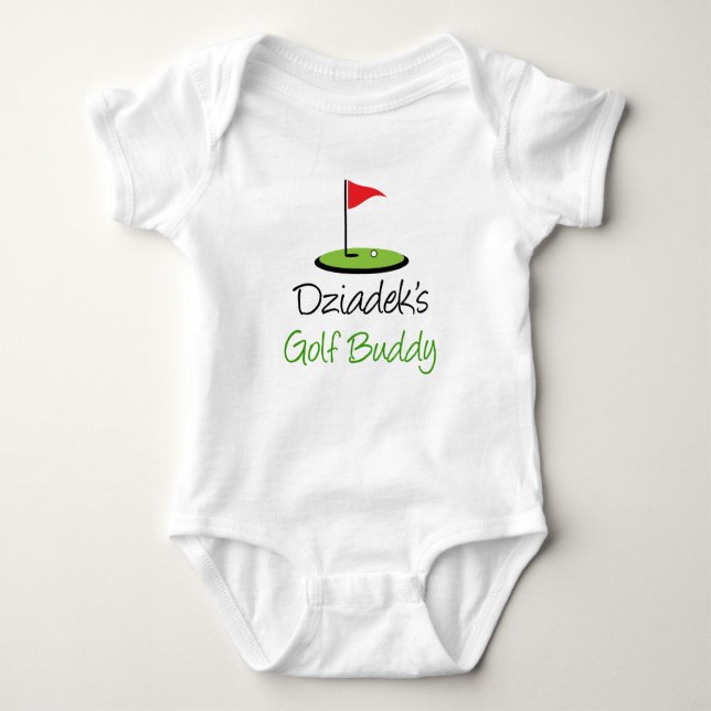 Dziadek's Golf Buddy Baby Bodysuit (Front)