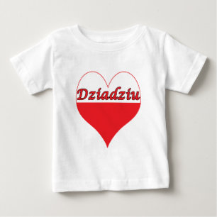 Dziadziu Polish Heart Baby T-Shirt