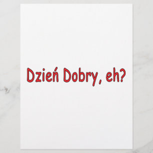 Dzien Dobry, eh? Flyer