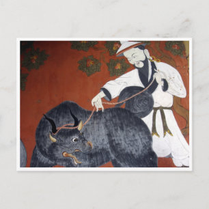 dzong artistic postcard