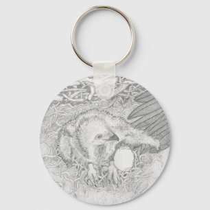 E14 SPREAD THE WORD PROTECT WILDLIFE OZZIE WING KEY RING