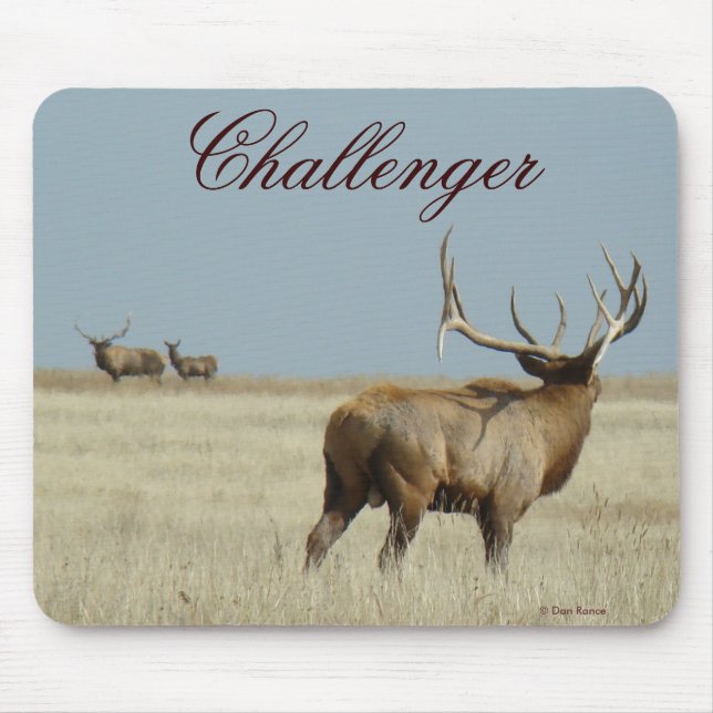 E20 Bull Elk Challenger Mouse Pad (Front)