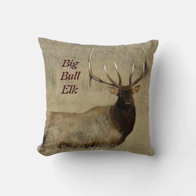 E30 Bull Elk Big Bull Cushion (Front)