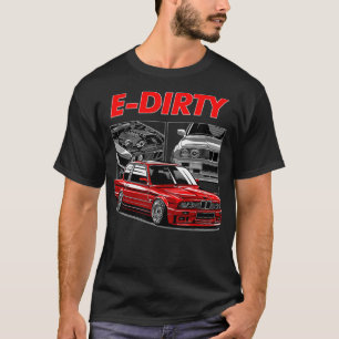 E30 Stanced Turbo Euro Car  T-Shirt
