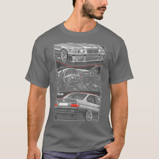 E36 Sport Car Illustratio Perfect Gift  T-Shirt