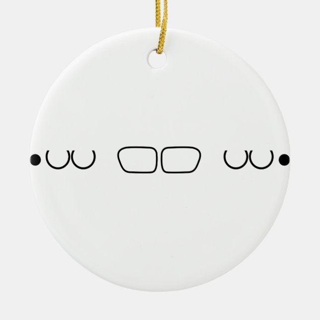 e39 black.png ceramic tree decoration (Front)