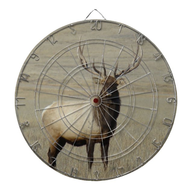 E46 Bull Elk Big Bull Dartboard (Front)