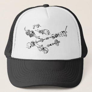 E50 Exploded Trucker Hat