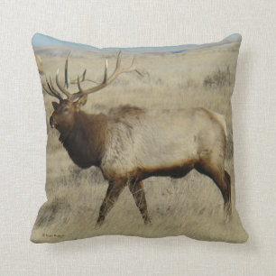 E55 Bull Elk Cushion