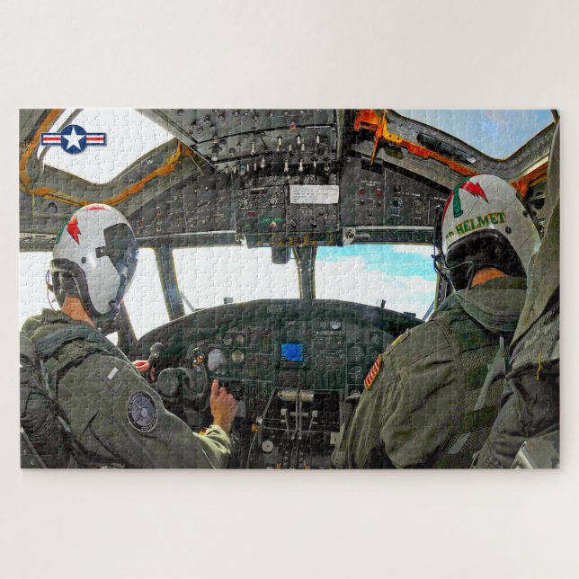 E-2C HAWKEYE COCKPIT (20x30 inches) Jigsaw Puzzle (Horizontal)