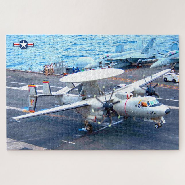 E-2D ADVANCED HAWKEYE (20x30 inches) Jigsaw Puzzle (Horizontal)