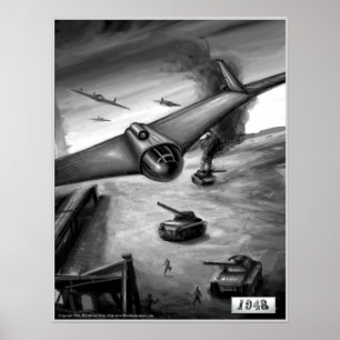 E-555 Bombing Run Poster