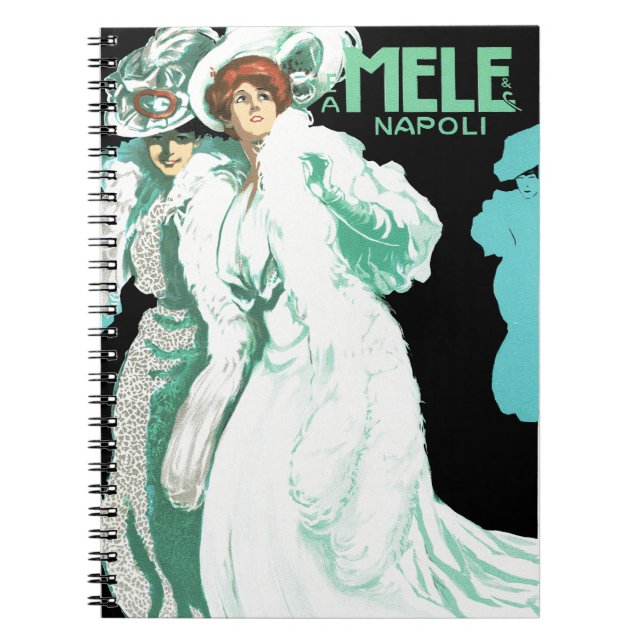 E. A. Mele ~ Women in White Spiral Notebook (Front)
