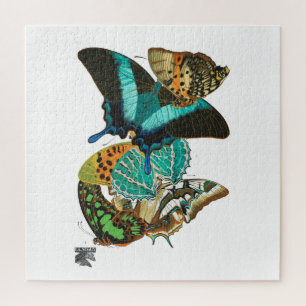 E.A. Séguy Vintage Butterflies Illustration Jigsaw Puzzle