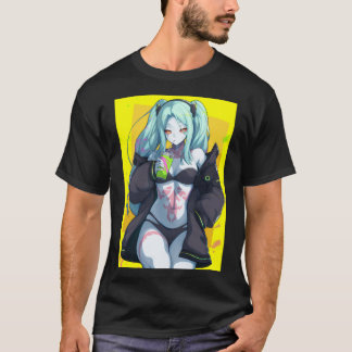 E:\AnhgocUpZZ\Rebecca Cyberpunk Edgerunners Yellow T-Shirt