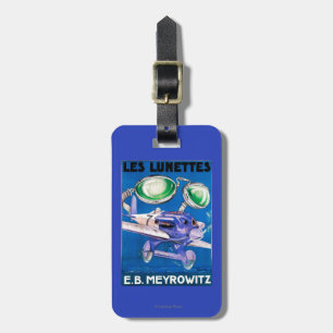 E.B. Meyrowitz Flying Goggles Advertisement Luggage Tag