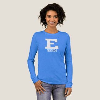 E-Bands Blue Bella+Canvas Close Fit Long Sleeve Tri-Blend Shirt
