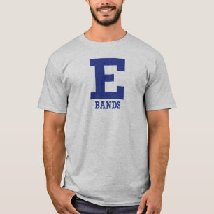 E-Bands Mens Gray Short Sleeve T-Shirt