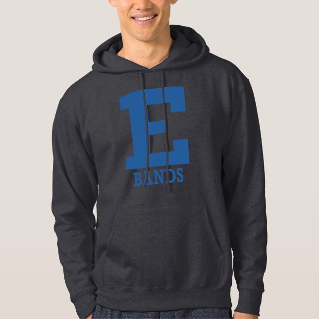 E-Bands Mens/Womens Charcoal  Hoodie (Front)