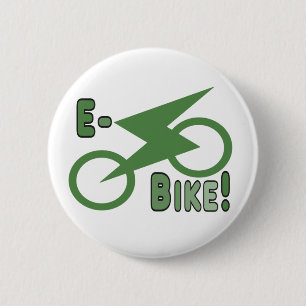E-Bike! 6 Cm Round Badge