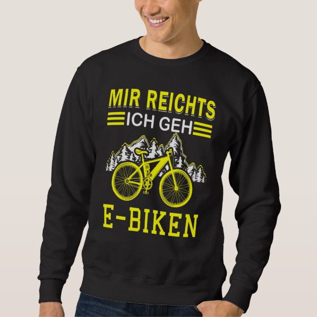 E Bike Electric Bicycle Mtb Mountain Bike Auxiliar Sweatshirt (Front)