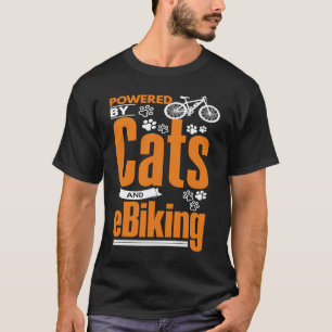 E Biker   Cat  EBike Electric Bike E Biking T-Shirt