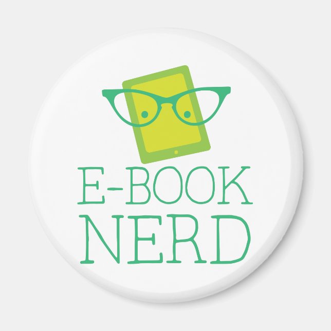 e-book nerd magnet (Front)