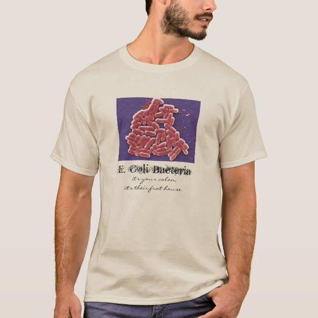 E. Coli Bacteria T-Shirt (Front)